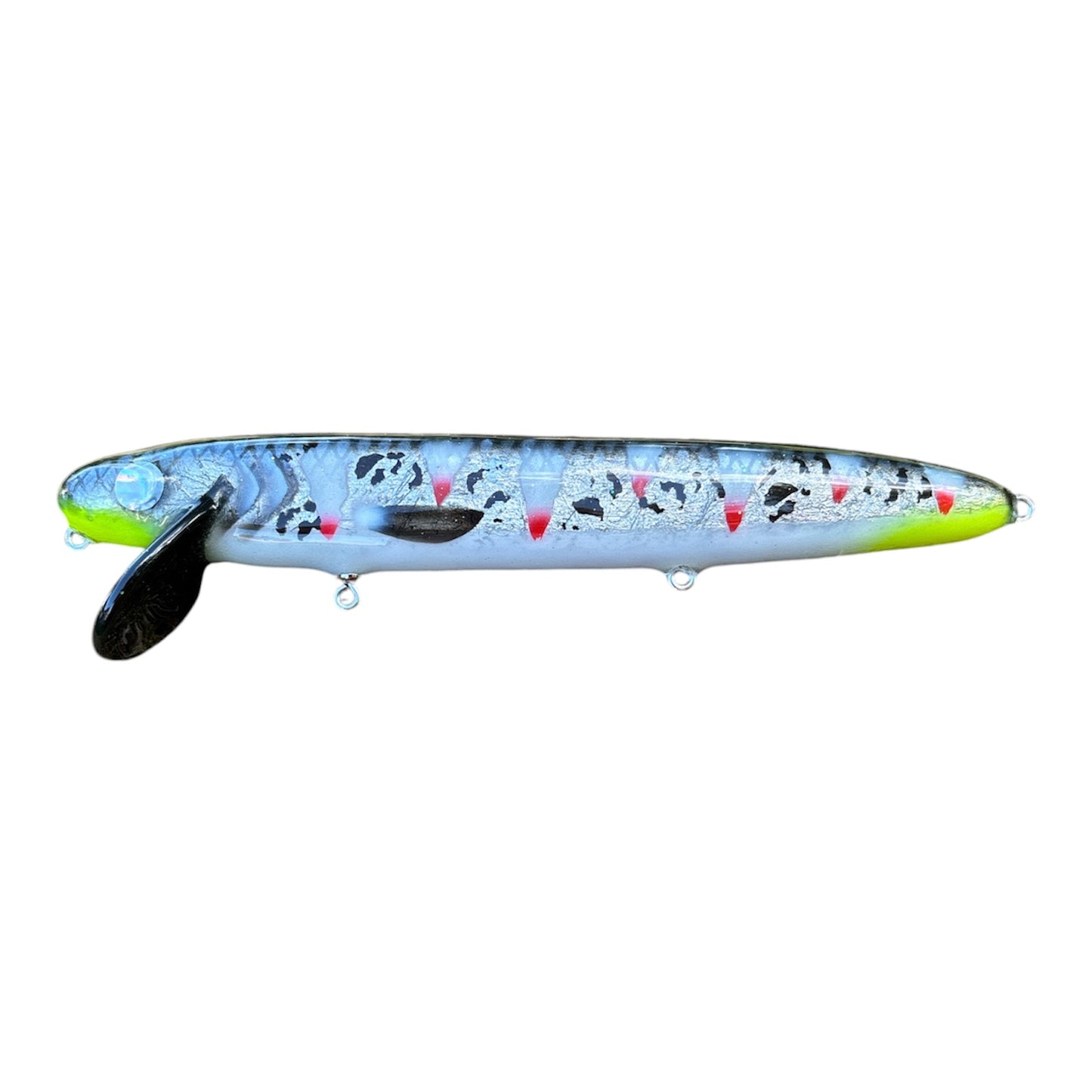 Raskaren 19V2, 20 cm med rasselkammare – Hantverksmässig wobbler för gös och gäddfiske