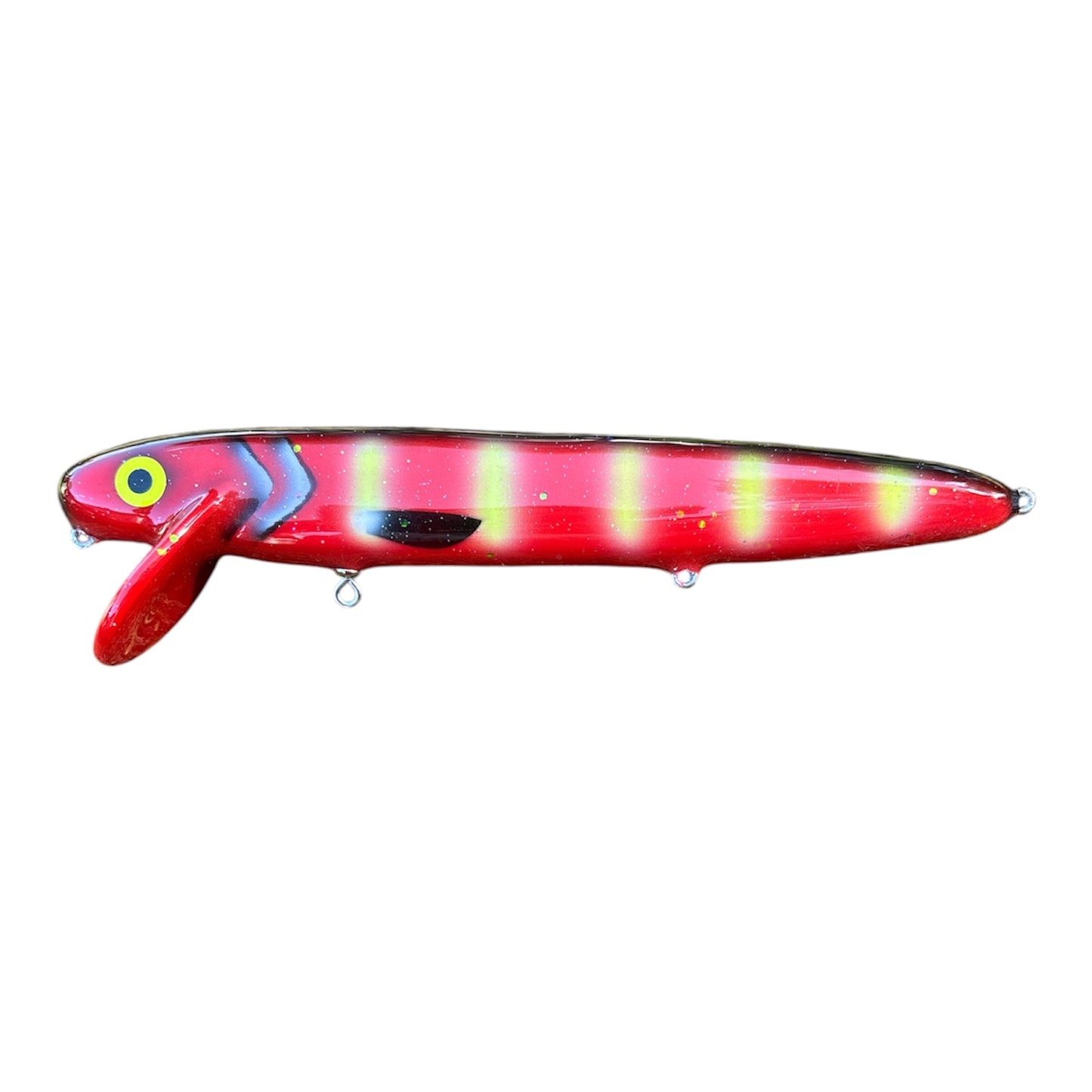Raskaren 19V2, 20 cm med rasselkammare – Hantverksmässig wobbler för gös och gäddfiske